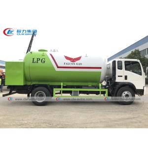 HOWO 6 Wheels 160HP 15000L RHD LPG Bobtail Tanker Truck