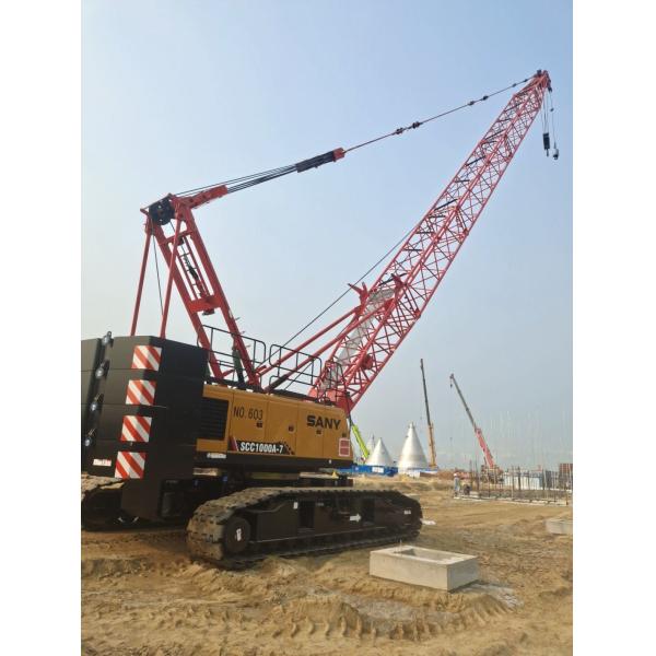 Sy Crawler Type 100 Tons Lattice Boom Crane Used With Maximum Lifting Weight 16t