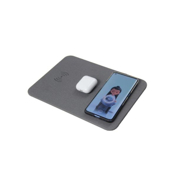 Buy Smart Pu Leather Mouse Pad Multifunctional Mobile Phone Charging at wholesale prices