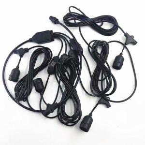 Hot sale black pendant Lamp 3/4 in 1 extension cord 0.5m-10m copper Loft Lights