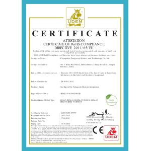 Hangzhou Maxwell Machinery Equipment Manufacturing Co., Ltd Certifications