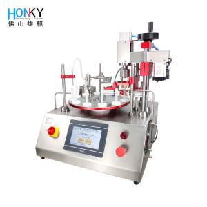 Desktop Semiautomatic 10ml Spray Essential Oil Filling And Capping Machine With