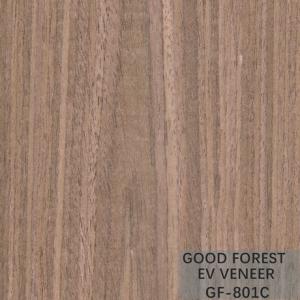 Engineered Wood Veneer EV Veneer Black Walnut Crown Cut Natural