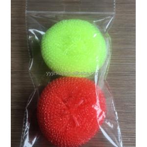 7g*3pcs Household Cleaning Plastic Scourer /clean Ball