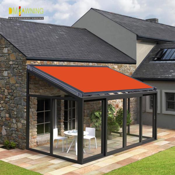 Buy Aluminum Garden Waterproof Awning Motorized Retractable Conservatory at wholesale prices