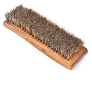 China Polish Shoe Horsehair Wooden Cleaning Brush 16*4.5*1.5cm on sale