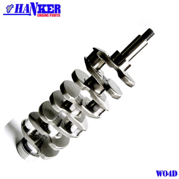 Buy 4 cylinders Hino W04D Diesel Engine Crankshaft at wholesale prices