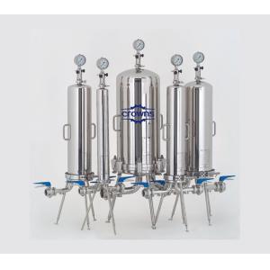 OEM ODM Stainless Steel Multi Cartridge Filter Housing For Wine And Beverage