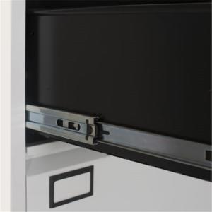 Home Vertical Black Thick 1.2mm 3 Drawer File Cabinet