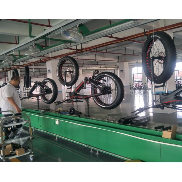 26" Electric Mountain Bike with Powerful Mid Drive and Full Suspension Carbon Fiber Frame