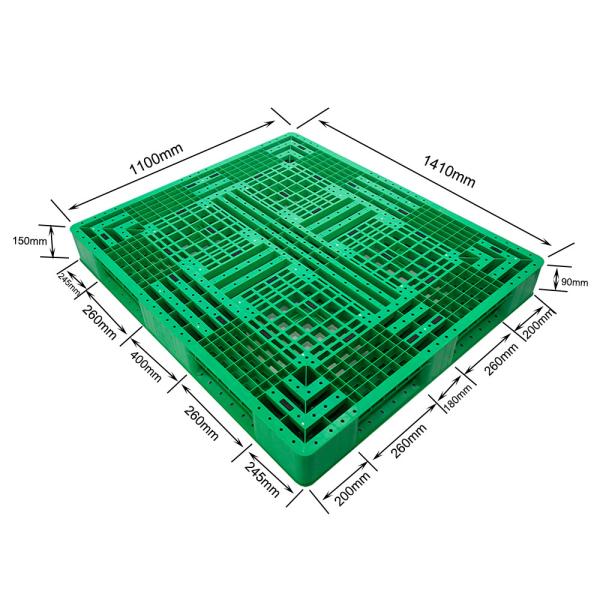 Buy Warehouse Storage HDPE Heavy Duty Plastic Pallet Anti Slip at wholesale prices