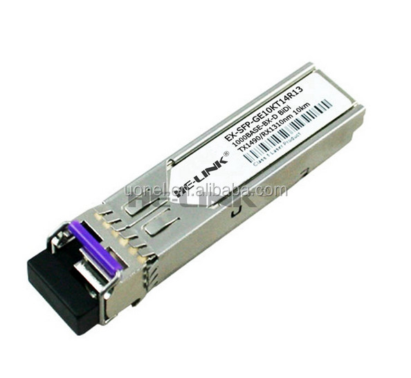 SFP-GE10KT14R13,Small Form Factor Pluggable module supporting 1000BASE-BX10,