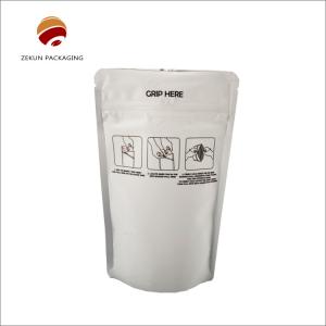 Quality Custom Printed Moisture Proof Resealable Food Packaging Pouch for sale