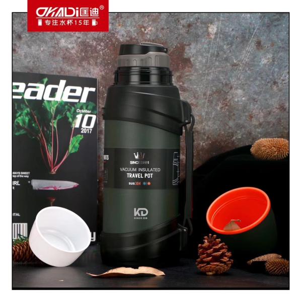 2.5 Liter Stainless Steel Water Bottle Insulated Chilly Bottle 2500ml