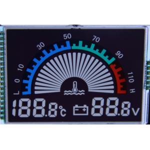 Customized PIN Connector Vehicle Controller TN 7 Segment Lcd Display