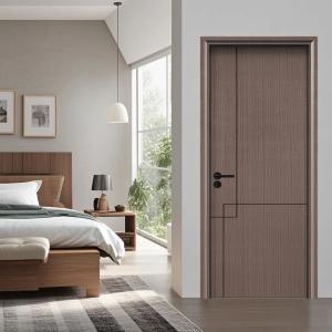 Modern Designed Waterproof Mouldproof WPC Hollow Door with 2100mm Length and