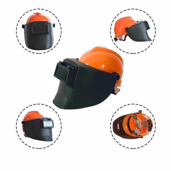 Hard Hat Welding Helmet Auto-darkening Shield Mask For Welding Affordable PP Material