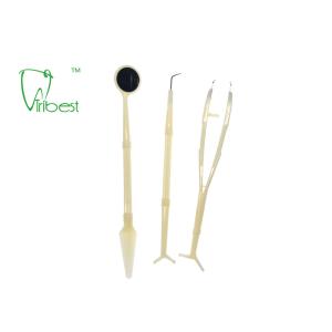3 In 1 Disposable Dental Kit Probe Mirror Tweezer