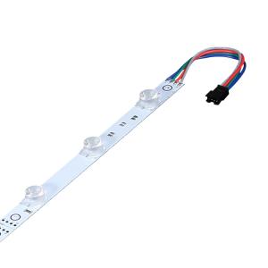 RGB Edge Lit LED Light Hard Bar Module Strip 12W 24W For Exhibit Trade Show
