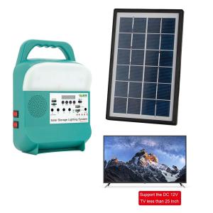 China 12V Portable Home Solar Lighting System Energy USB Charging For Indoor on sale