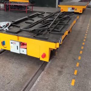 CE Low Voltage Battery Rail Trolley , 30 Tons Electric Rail Cart