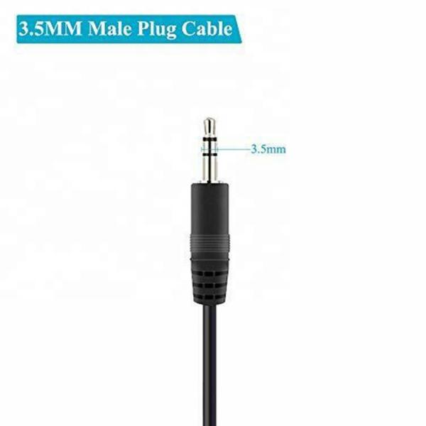 TRS 2 Pole Stereo Audio Jack 3.5mm Male Plug to Stripped Tinned Bare Wire Open End Cable