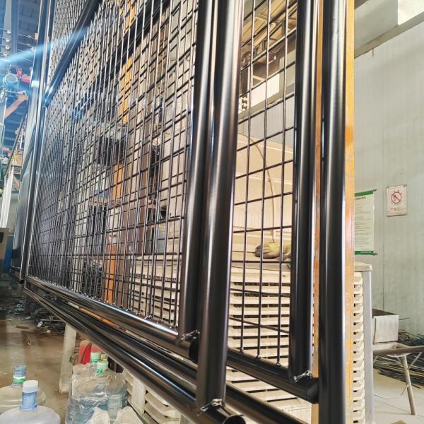 Low Carbon Black Welded Wire Fence PVC Coated 1m - 3m Length