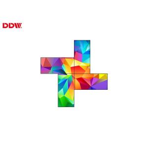 Quality High Resolution Irregular Video Wall / 4 Screen Artistic Video Wall for sale