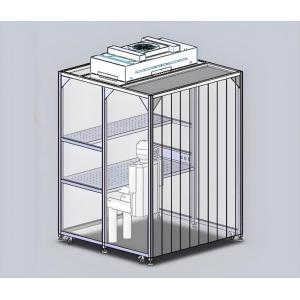 Customized Cold-roll Steel Booth for Assembling Sensitive Components in Semiconductor Assembly Laboratory Work Solution