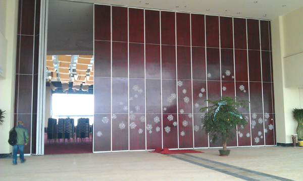 Manual Aluminum Temporary Partition Wall For Exhibition Plywood
