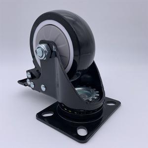 8'' Heavy Duty PU Caster with Total Lock Brake