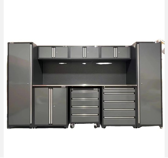 Buy KEY Lock heavy duty garage storage cabinet with powder coated cold rolled steel plate at wholesale prices