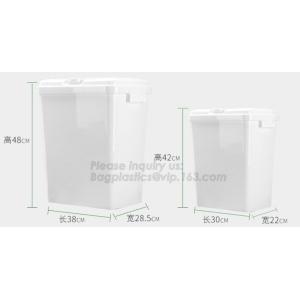 Pet Foods Storage Containers Bowls with Spoons Cat's Dog's Kitty's Puppy's