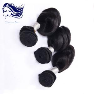 Double Weft 6A Grade Brazilian Hair Extensions Loose Wave Healthy