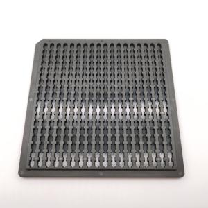 OEM Black Waffle Pack Chip Trays Match Automation Equipment