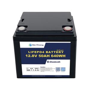 Bluetooth Lithium Battery 12V50Ah With And 50A Continuous Charge Current