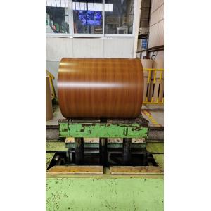 China Grade 50 HDP 0.60mm Walnut Painted Galvalume Steel Coil on sale