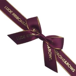 ISO9001 Elastic Gift Bows Customized Ribbon Bow With Elastic Loop