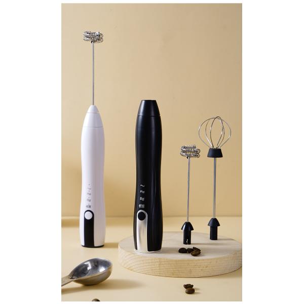 800mAh Battery Capacity 304 Stainless Steel Handheld Egg Beater for Kitchen Coffee