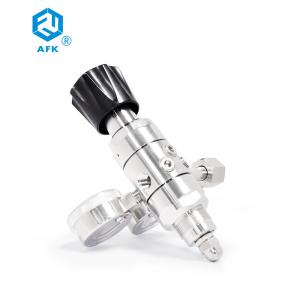 Quality Nitrogen Helium Propane Gas Pressure Reducing Valve Stainless Steel High Pressure Dual Stage for sale