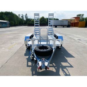ATM 4000kg Plant Trailers Agricultural Small Excavator Trailer Silver
