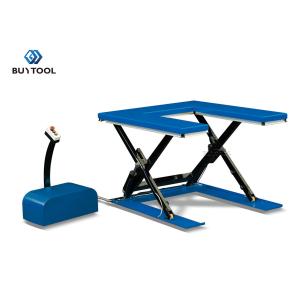 1500kg Low Profile Lift Tables Hydraulic Mechanical Lift Table With Dock Leveler