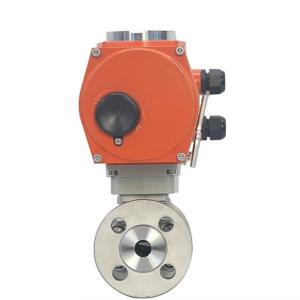 Explosion-Proof Type Exd II Bt4 Flange Connection Electric Control Ball Valve