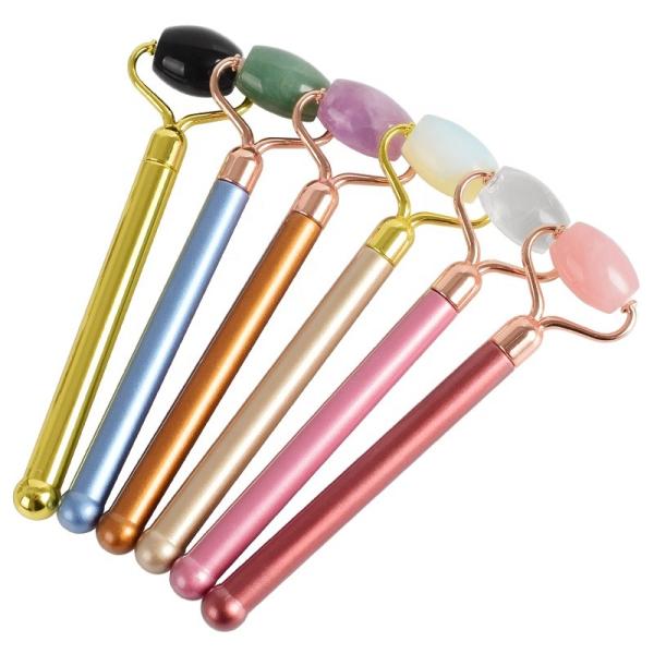 Buy Mixed color Jade Stone Rollers at wholesale prices
