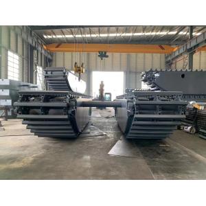 Customized Pontoon Q335B Q355B Excavator Pontoon Floating Swamp Amphibious