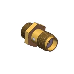 China High Reliable Bulkhead Mount Female SMA to MCX Adapter on sale