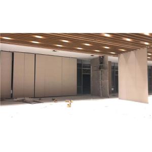 Sliding Aluminium Track Roller Ballroom Sliding Wall Partitions / Acoustic Room