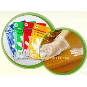 biodegradable compostable Disposable gardening pe glove heat resistant food