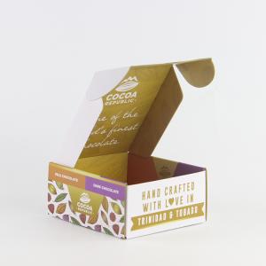 Durable Kraft Corrugated Gift Box Lightweight Multifunctional