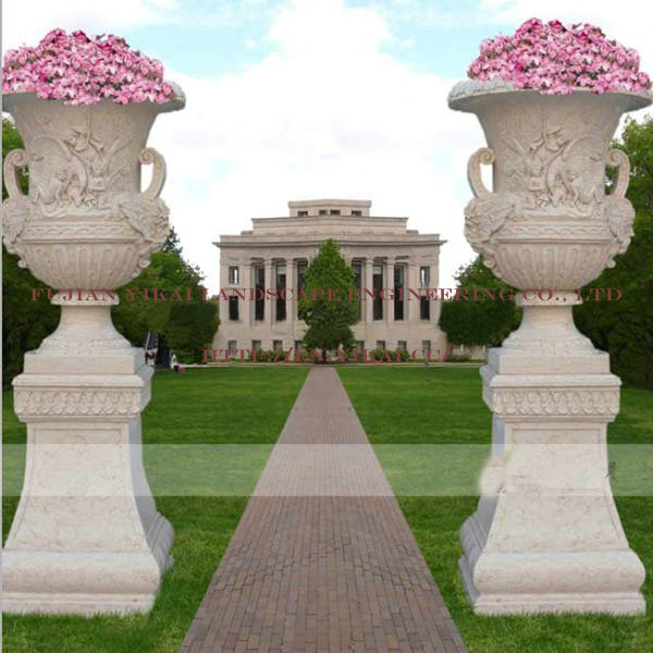 Buy Marble Stone Flowerpot  Granite Stone Planter (YKFP-31) at wholesale prices